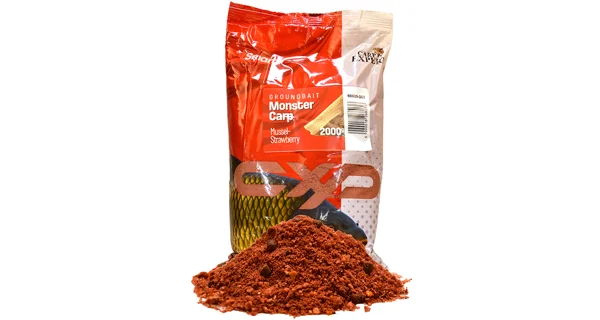 CARP EXPERT - Kŕmna zmes Smart Groundbait Monster Carp 2 kg Mussel Strawberry
