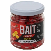 CARP EXPERT - Kukurica v dipe Bait Dipped Corn Jahoda 212 ml
