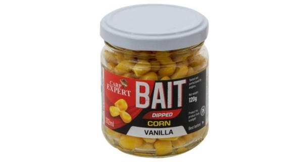CARP EXPERT - Kukurica v dipe Bait Dipped Corn Vanilka 212 ml