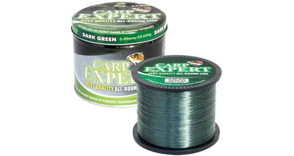 CARP EXPERT - Monofilný vlasec 0,35 mm 16,4 kg 1200 m Tmavo zelená