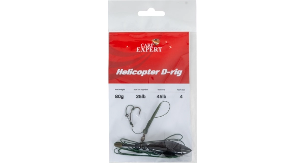 CARP EXPERT - Montáž Helicopter D-Rig veľ. 4 80 g 1 ks
