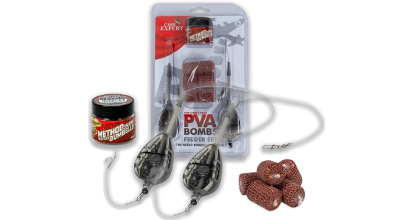 CARP EXPERT - Montáž s nástrahami Rapid PVA Bomb 30 g 2 ks