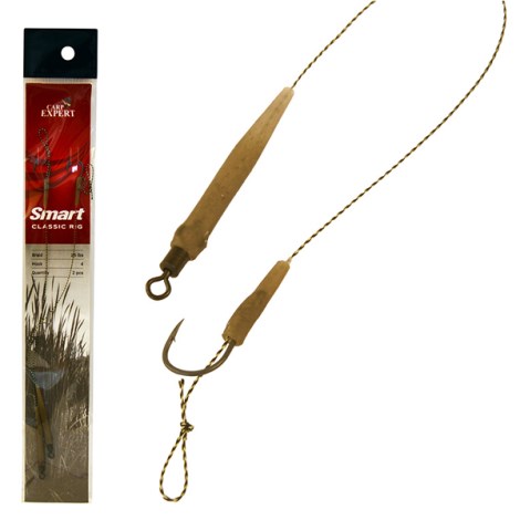 CARP EXPERT - Náväzec Smart Classic Boilie Rig veľ. 4 11 kg 2 ks