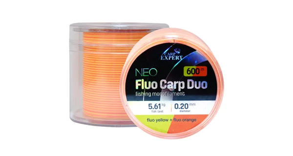CARP EXPERT - Neo Fluo Carp Duo Yellow + Orange 0,40 mm 22,41 kg 600 m