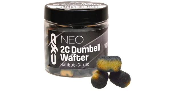 CARP EXPERT - Neo Wafter 2C Method Dumbell 10x14 mm 50 g Halibut Garlic