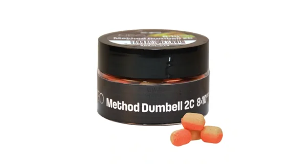 CARP EXPERT - Neo Wafter 2C Method Dumbell 8x10 mm 15 g Strawberry Krill
