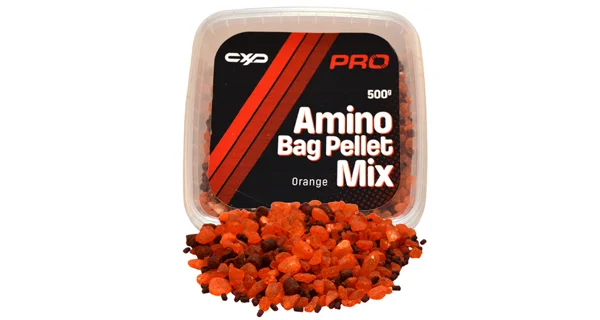 CARP EXPERT - Pelety Pre Amino Bag Pellet Mix 500 g Orange