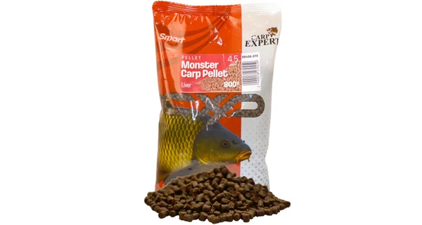 CARP EXPERT - Pelety Smart Monster Carp pelety 4,5 mm 800 g Liver
