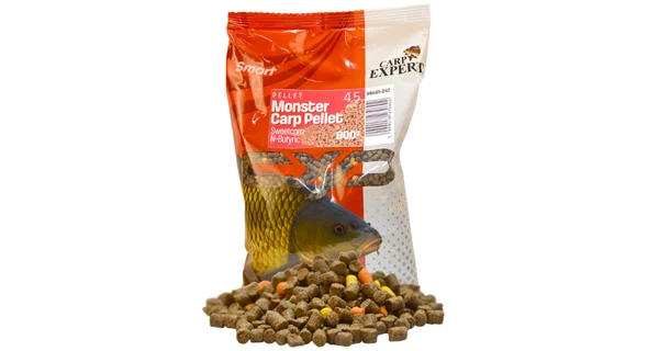 CARP EXPERT - pelety Smart Monster Carp pelety 4,5 mm 800 g Sweetcorn N-Butyric