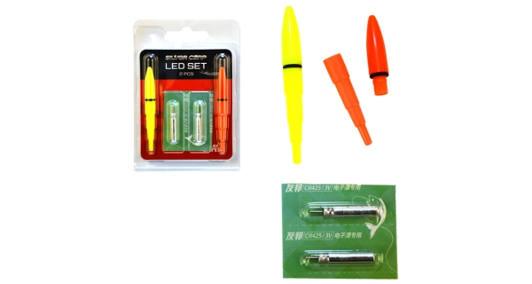 CARP EXPERT - Plovák Silver Carp Set LED 2 ks