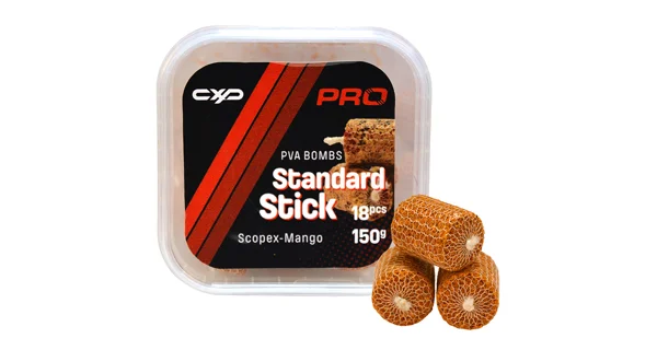 CARP EXPERT - Pre Bombs PVA Sticks Standard Scopex Mango 18 ks