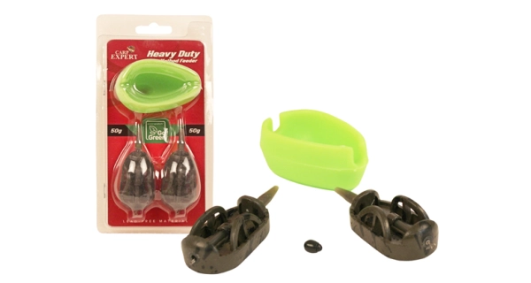 CARP EXPERT - Sada kŕmidiel Heavy Duty Method Feeder Go Green 70 g 2 ks