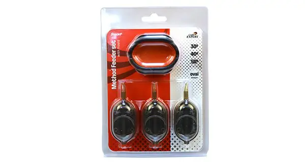 CARP EXPERT - Sada kŕmidiel s formičkou Oval Method Set 3 ks 50 + 60 + 70 g