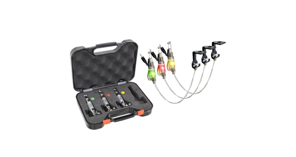 CARP EXPERT - Sada LED Swingerov s retiazkou 3 ks