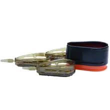 CARP EXPERT - Set kŕmidiel s formičkou Drop Method 90, 100, 120 g 3 ks