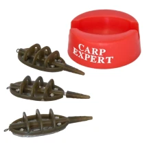 CARP EXPERT - Set kŕmnych košíkov a plniace formy Method 15-30 g 3 ks