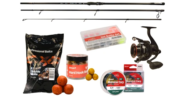 CARP EXPERT - Set Prút Max2 DT 3,9 m 3 lb + Navijak Max2 DT 6000 + Príslušenstvo