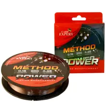 CARP EXPERT - Šnúra Power Method Feeder 0,25 mm 8,67 kg 200 m Hnedá