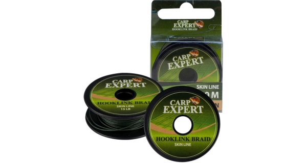 CARP EXPERT - Šnúra Skin Line Hnedá 15 lb 10 m