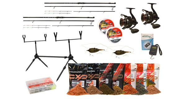 CARP EXPERT - Súprava Prút Max2 DT Feeder Heavy 3,6 m + Navijak Max2 DT 6000 + Príslušenstvo