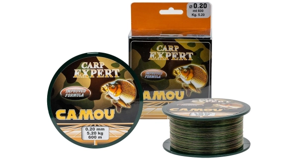 CARP EXPERT - Vlasec Camou 600 m 0,35 mm 14,2 kg