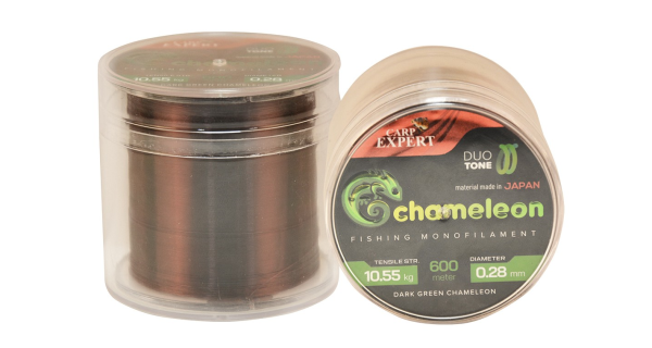 CARP EXPERT - Vlasec Chameleón Shiny Dark Green Monofil 0,20 mm 5,22 kg 300 m