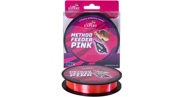 CARP EXPERT - Vlasec Method Feeder Ružový 0,25 mm 9,15 kg 200 m