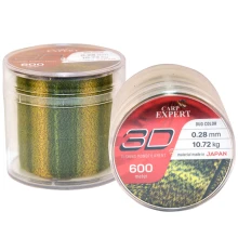 CARP EXPERT - Vlasec Monofil 3D 0,35 mm 15,11 kg 600 m