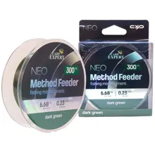 CARP EXPERT - Vlasec Neo Method Feeder Double Dark Green 0,25 mm 8,27 kg 300 m