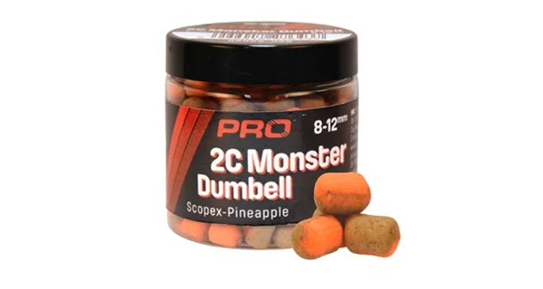 CARP EXPERT - Wafter Pro 2C Monster Dumbell 8x10 mm 50 g Scopex Pineapple