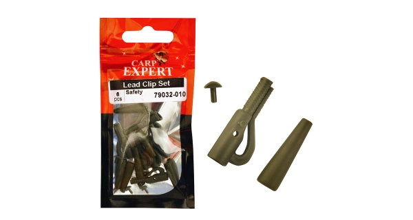 CARP EXPERT - Závesky Lead Clip Set Safety 6 ks