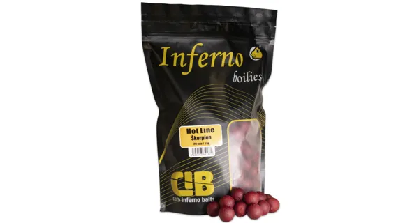 CARP INFERNO - Boilies Hot Line 24 mm 1 kg Škorpión