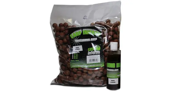 CARP INFERNO - Boilies Light Line 20 mm 3 kg + 250 ml Booster Krab Olíheň