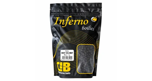 CARP INFERNO - Pelety Best Halibut 8 mm 1 kg