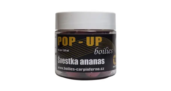 CARP INFERNO - Pop Up 16 mm 150 ml Slivka Ananás