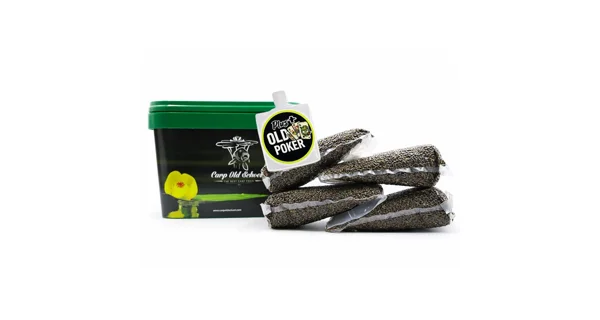 CARP OLD SCHOOL - Konope + Repík v náleve prírodný 1x4 kg Poker