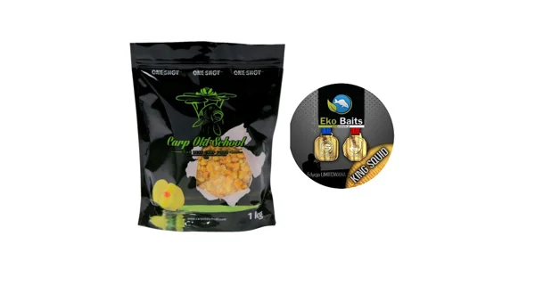 CARP OLD SCHOOL - Kukurica 1 kg King Squid by Eko Baits