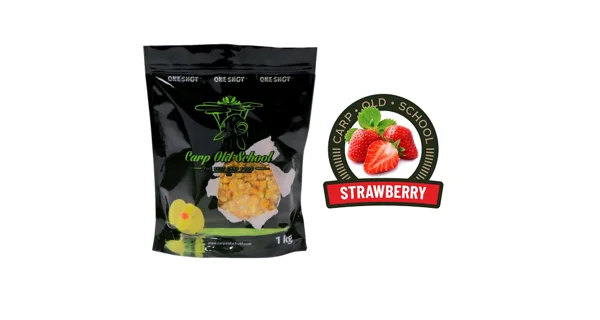 CARP OLD SCHOOL - Kukurica 1 kg Strawberry