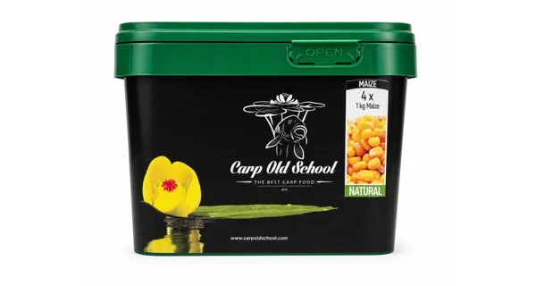 CARP OLD SCHOOL - Kukurica bez nálevu prírodná 4x1 kg Natural