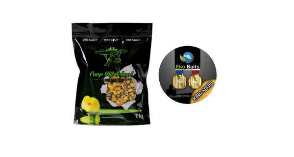 CARP OLD SCHOOL - Partikel Mix 1 kg King Squid By Eko Baits
