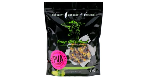 CARP OLD SCHOOL - Partikel Rainbow mix PVA Friendly 1 kg Natural
