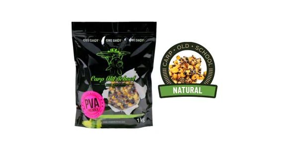 CARP OLD SCHOOL - Partikel Rainbow mix PVA Friendly 1 kg Natural