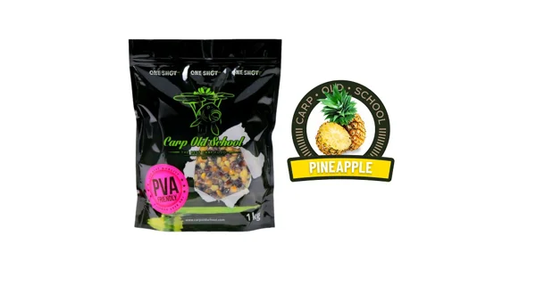 CARP OLD SCHOOL - Partikel Rainbow mix PVA Friendly 1 kg Pineapple