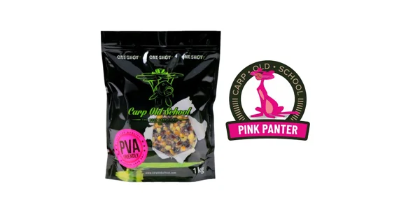 CARP OLD SCHOOL - Partikel Rainbow mix PVA Friendly 1 kg Pink Panter