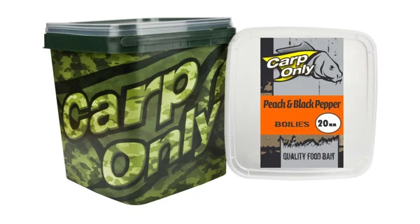 CARP-ONLY - Boilie Peach & Black Pepper 20 mm 3 kg