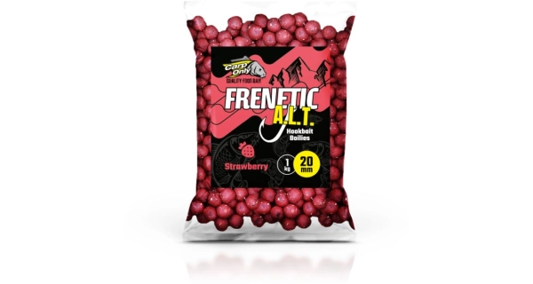 CARP-ONLY - Boilies Hookbait Frenetic ALT 20 mm 1 kg Strawberry