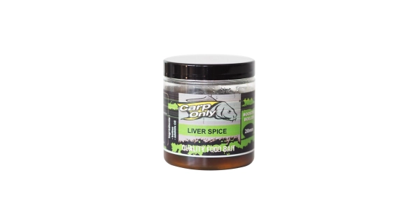 CARP-ONLY - Dipované boilies 250 ml 20 mm Liver Spice