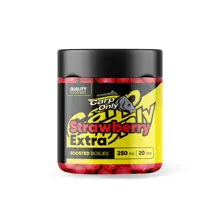 CARP-ONLY - Dipované boilies 250 ml Strawberry Extra 20 mm