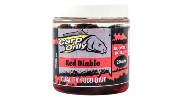 CARP-ONLY - Dipované boilies Red Diablo 20 mm 250 ml