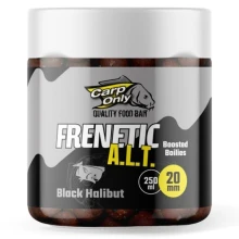 CARP-ONLY - Dipovaný boilies Frenetic ALT Black Halibut 20 mm 250 ml